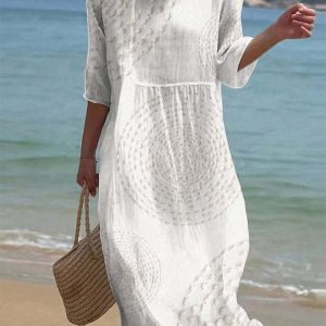 Fernanda | Vestido casual bordado